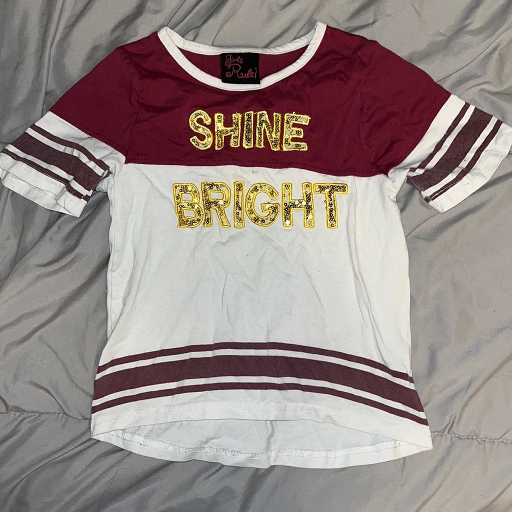 Girls rule shine bright shirt
